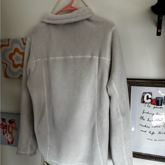 Patagonia Cream fleece pullover Jacket Cozy - Picture 3 of 10
